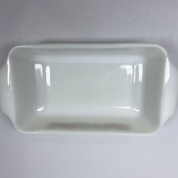 VTG Anchor Hocking Fire King Vegetable Fruit Pattern 1 qt. Loaf/Casserole Dish - Picture 4 of 9